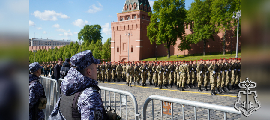 Росвардия приняла участие в обеспечении общественной безопасности в день победы
