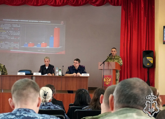 В Управлении Росгвардии по Воронежской области состоялся межведомственный круглый стол по правовому информированию