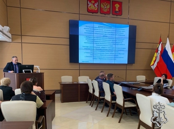 Представители Росгвардии приняли участие в заседании администрации Панинского района Воронежской области