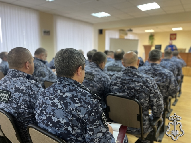 В Управлении вневедомственной охраны Росгвардии подвели итоги служебной деятельности 