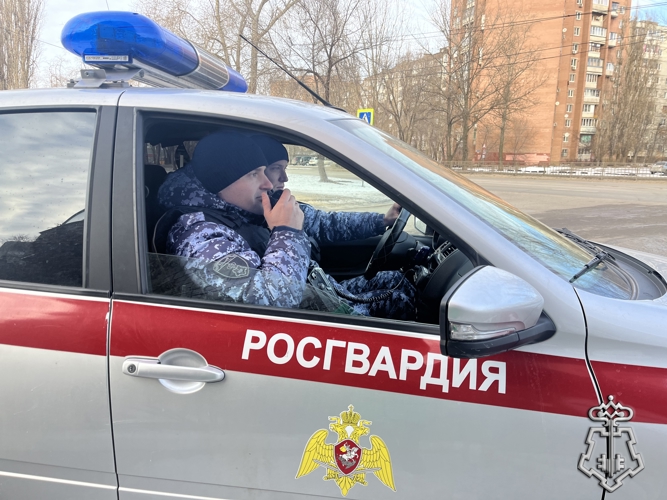 БОЛЕЕ 200 РАЗ ЗА НЕДЕЛЮ РОСГВАРДЕЙЦЫ В ВОРОНЕЖСКОЙ ОБЛАСТИ ВЫЕЗЖАЛИ ПО СИГНАЛУ «ТРЕВОГА»