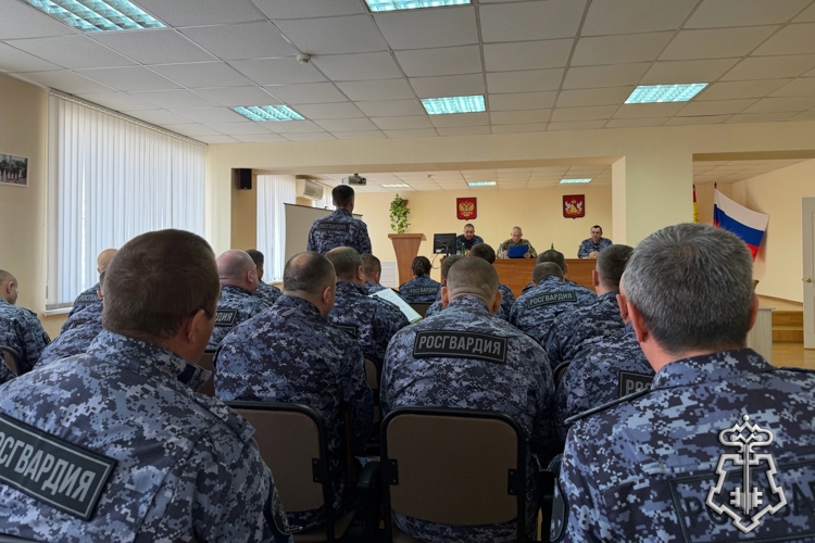 Сотрудники вневедомственной охраны Воронежской области подвели итоги служебной деятельности 