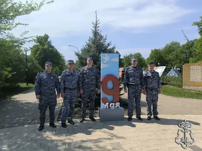 Сотрудники вневедомственной охраны Воронежской области присоеднились к акции " На страже памяти" 